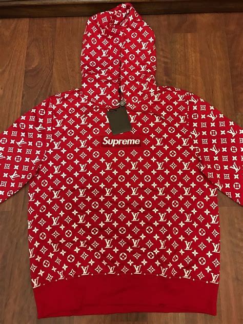 pull louis vuitton supreme|supreme x louis vuitton hoodie.